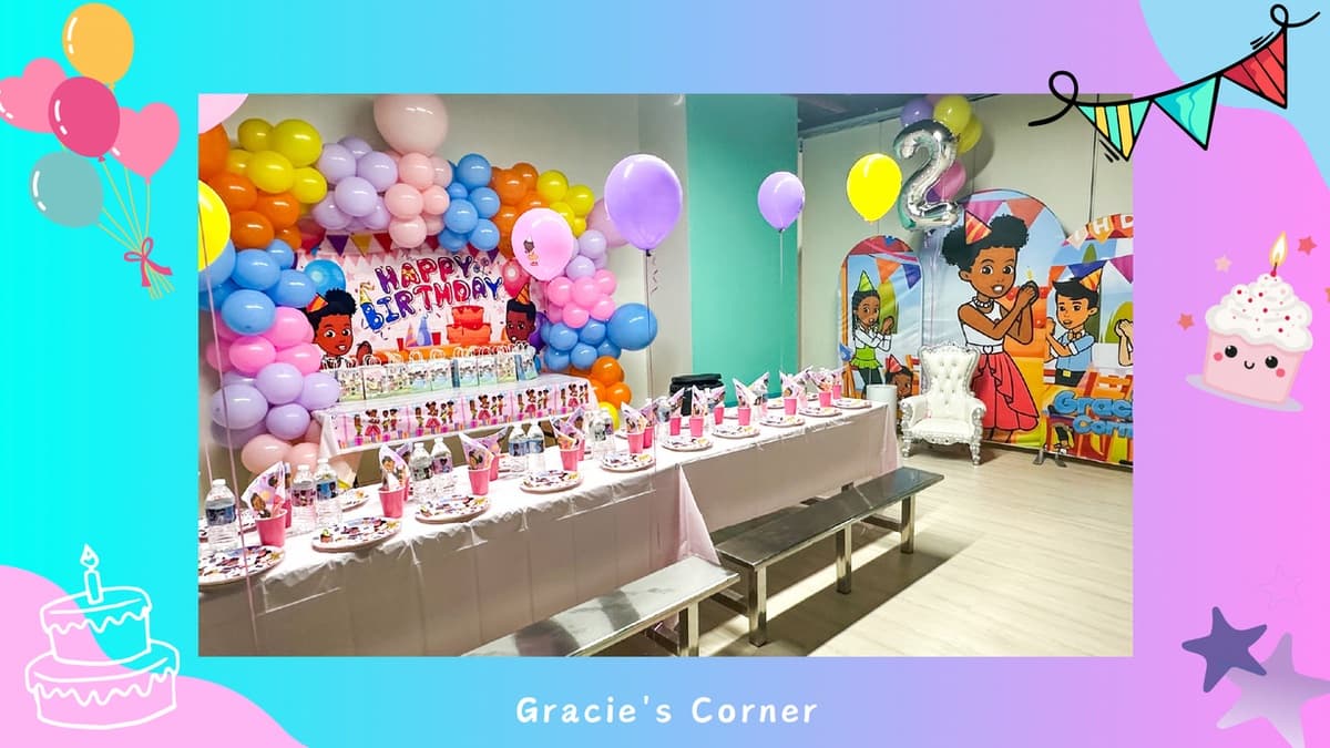 Gracie’s Corner birthday party theme