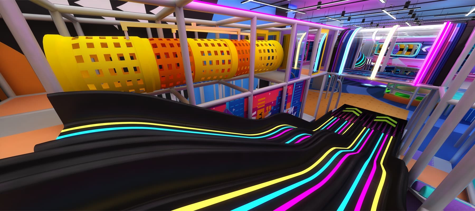 912 Playground tunnels and electric slide